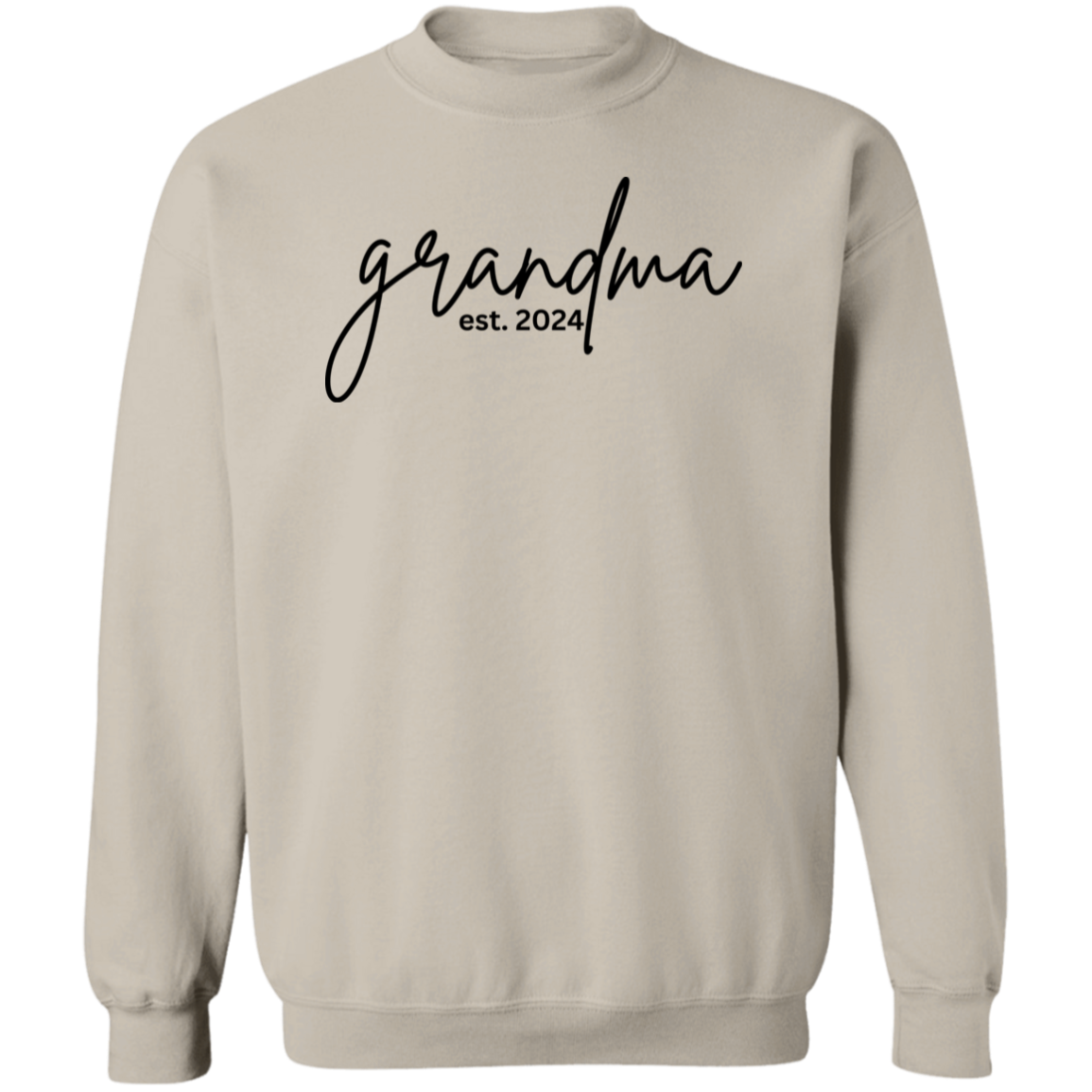 Grandma Est. Crewneck Pullover Sweatshirt