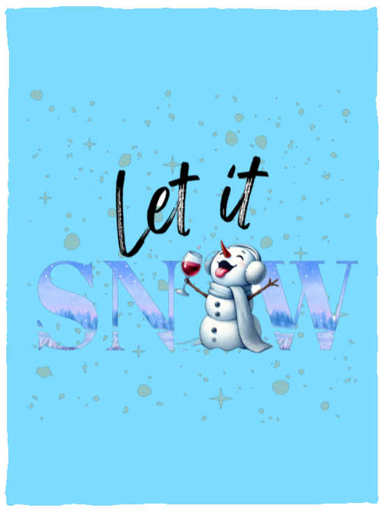 Let It Snow VPS Cozy Plush Fleece Blanket - 30x40