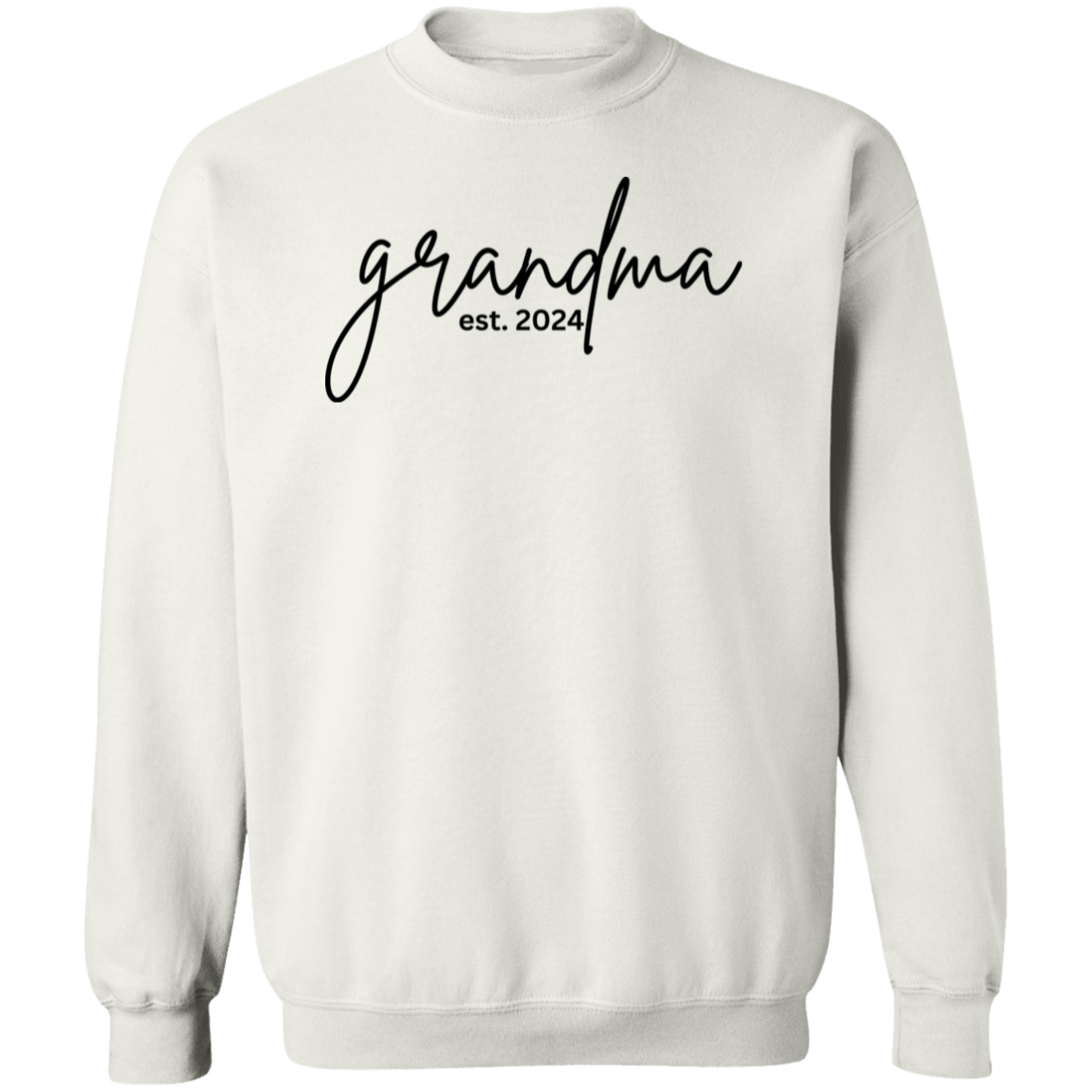 Grandma Est. Crewneck Pullover Sweatshirt