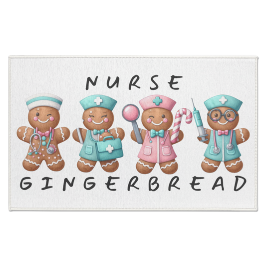 Nurse Gingerbread Indoor Doormat